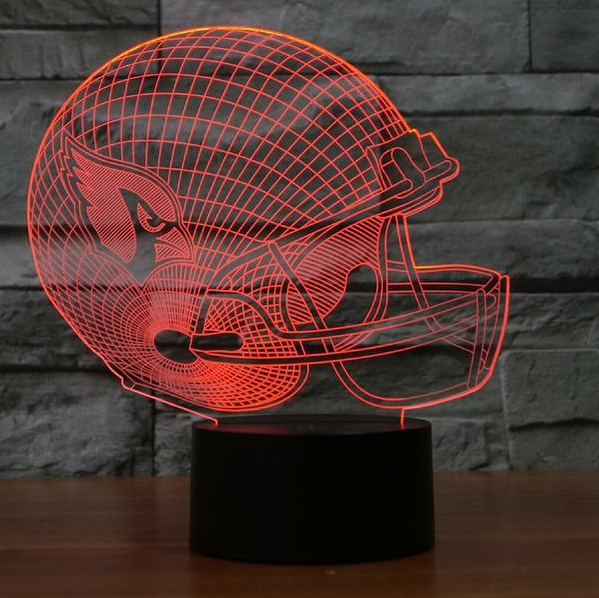 ARIZONA CARDINALS 3D LED LIGHT LAMP