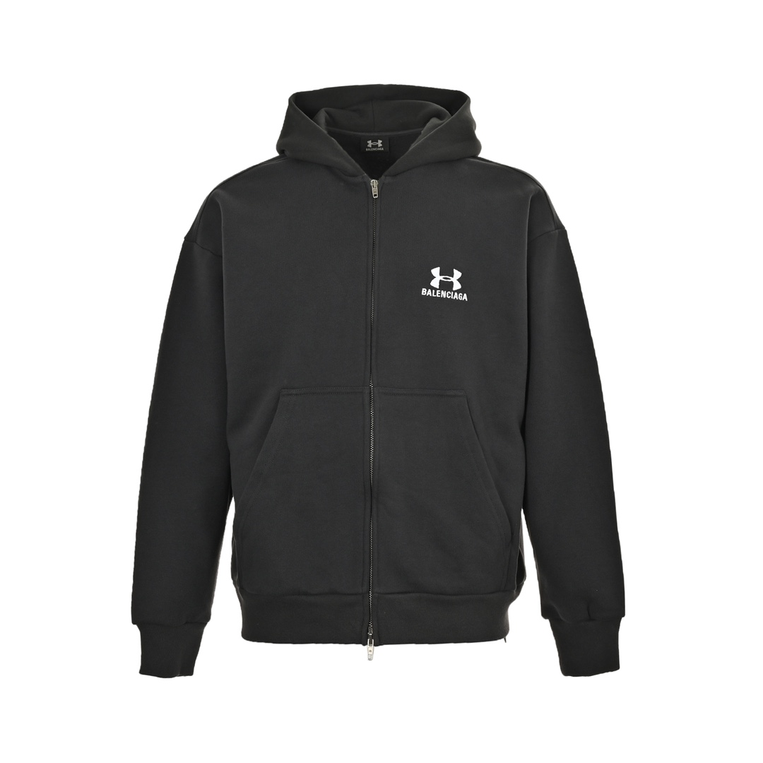Balenciaga 24Fw Under Armour collaboration zip-up jacket