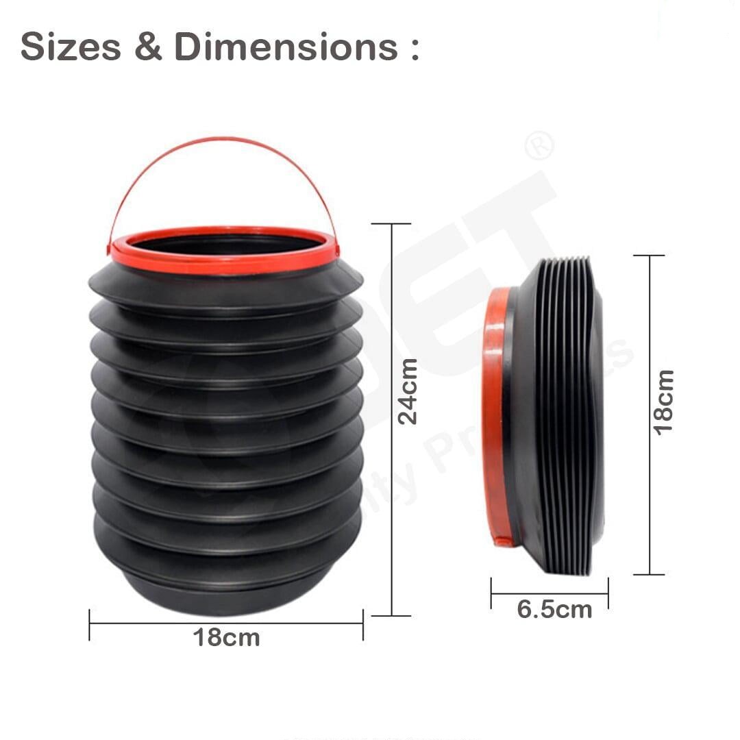 2023 Multipurpose Foldable Car Trash Bin || Hand Bucket Bin