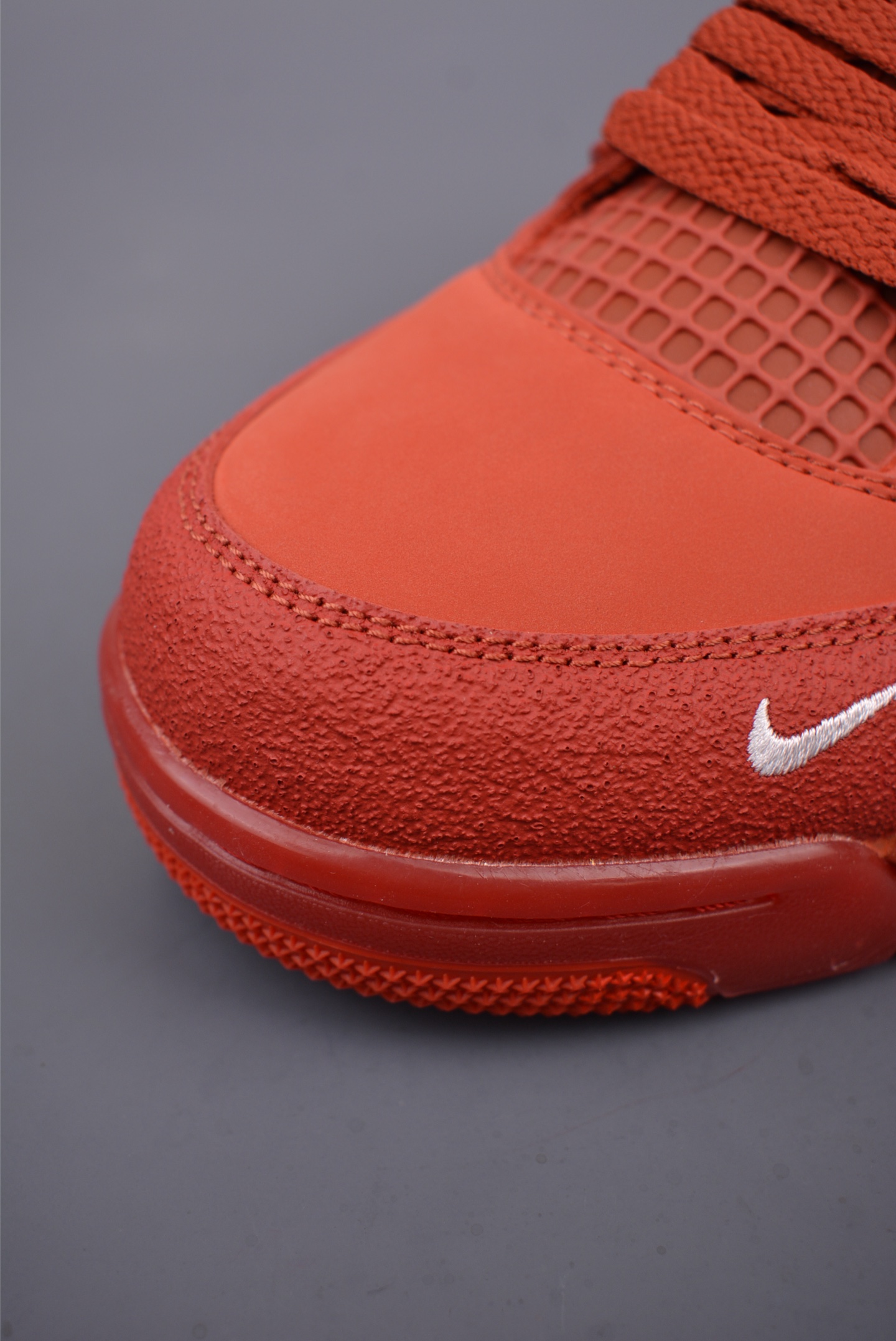 Nigel Sylvester x Nike Air Jordan 4 Brick by Brick basketball shoes red and orange HF4340-800