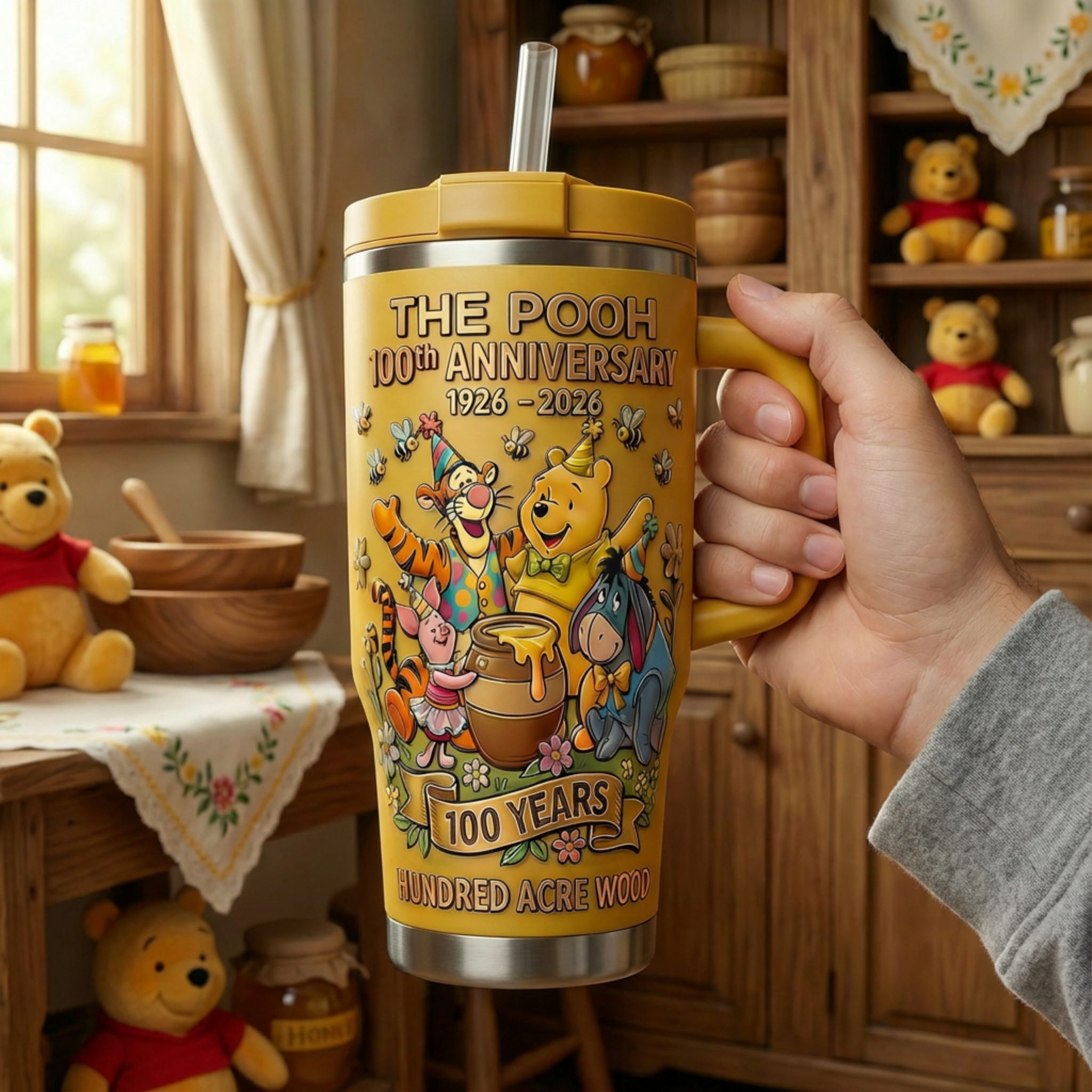 The Pooh 100th Anniversary Tumbler