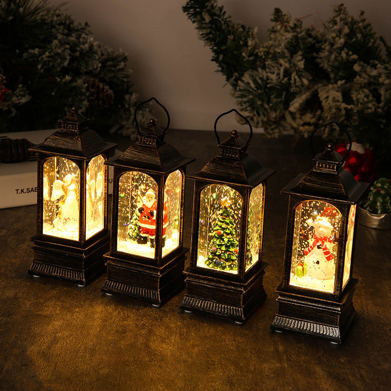 (🌲Early Christmas Sale- SAVE 49% OFF)Snow Globe Christmas Lantern Decorations-BUY 3 GET 10% OFF & FREE SHIPPING