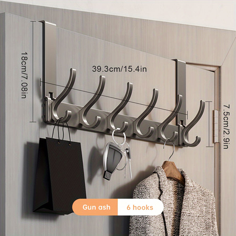🔥ON SALE🔥Heavy-duty Aluminum Carbon Steel Over-The-Door Hook