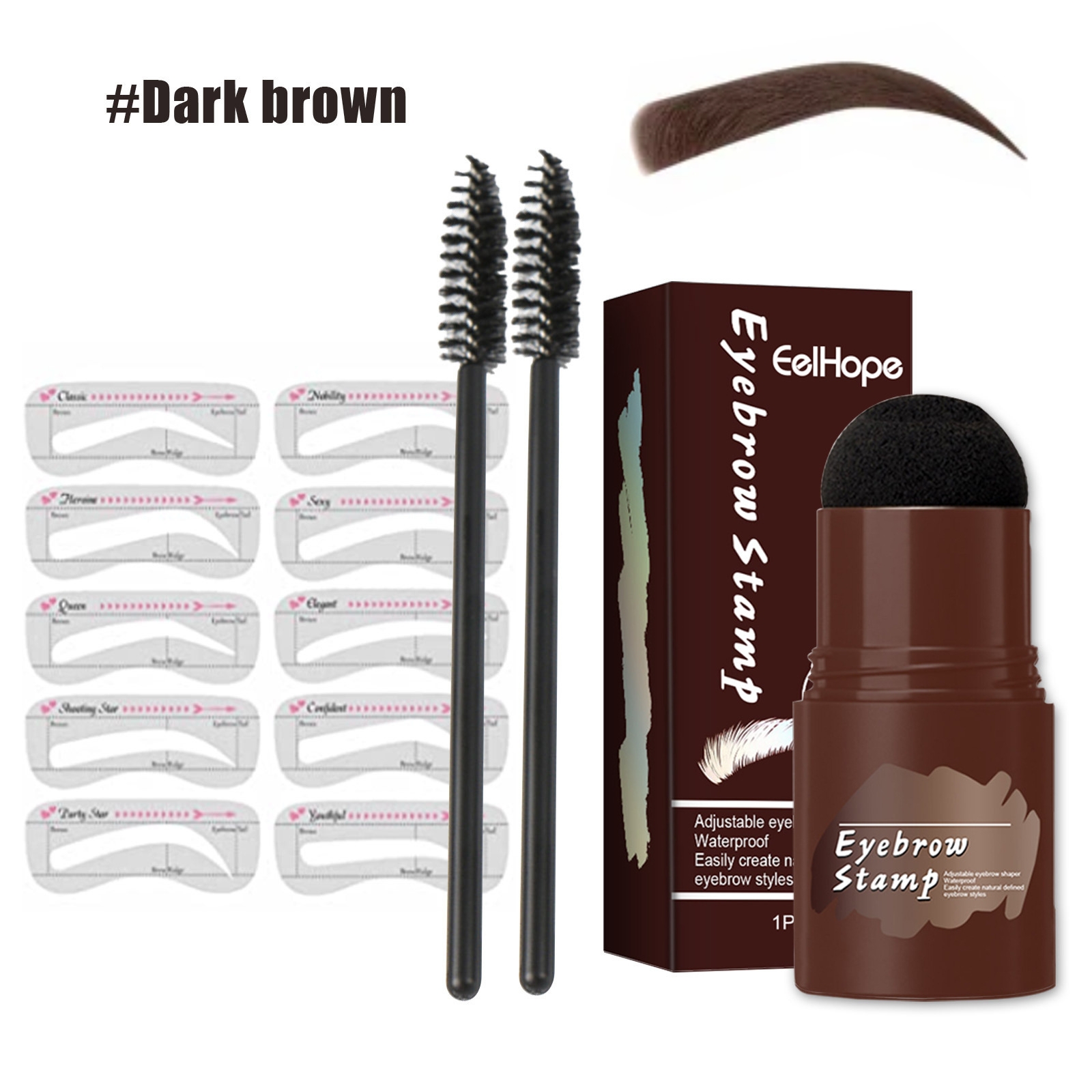 Perfect Brows Stencil & Stamp Kit