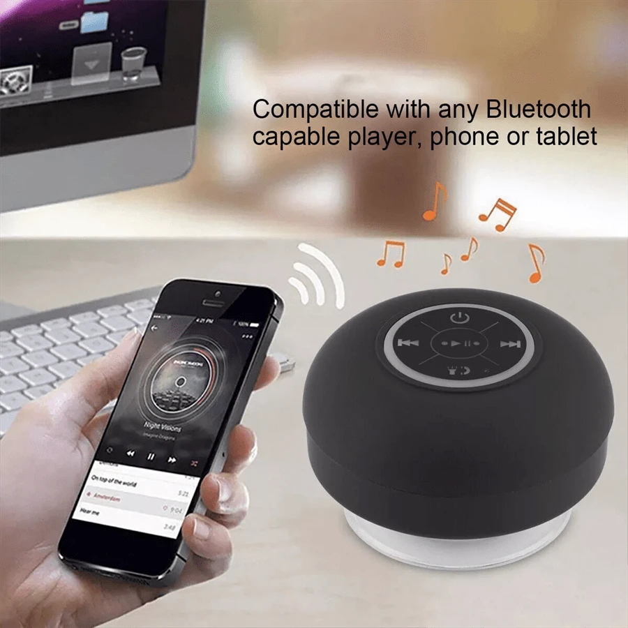 🛀🛀Mini Bluetooth Shower Speaker