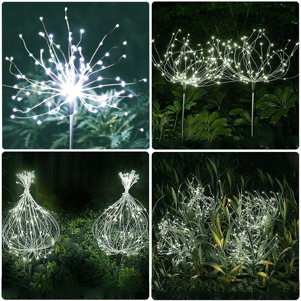 ( Last Day Promotions - 50% OFF)🔥Waterproof  Solar Garden Fireworks Lamp