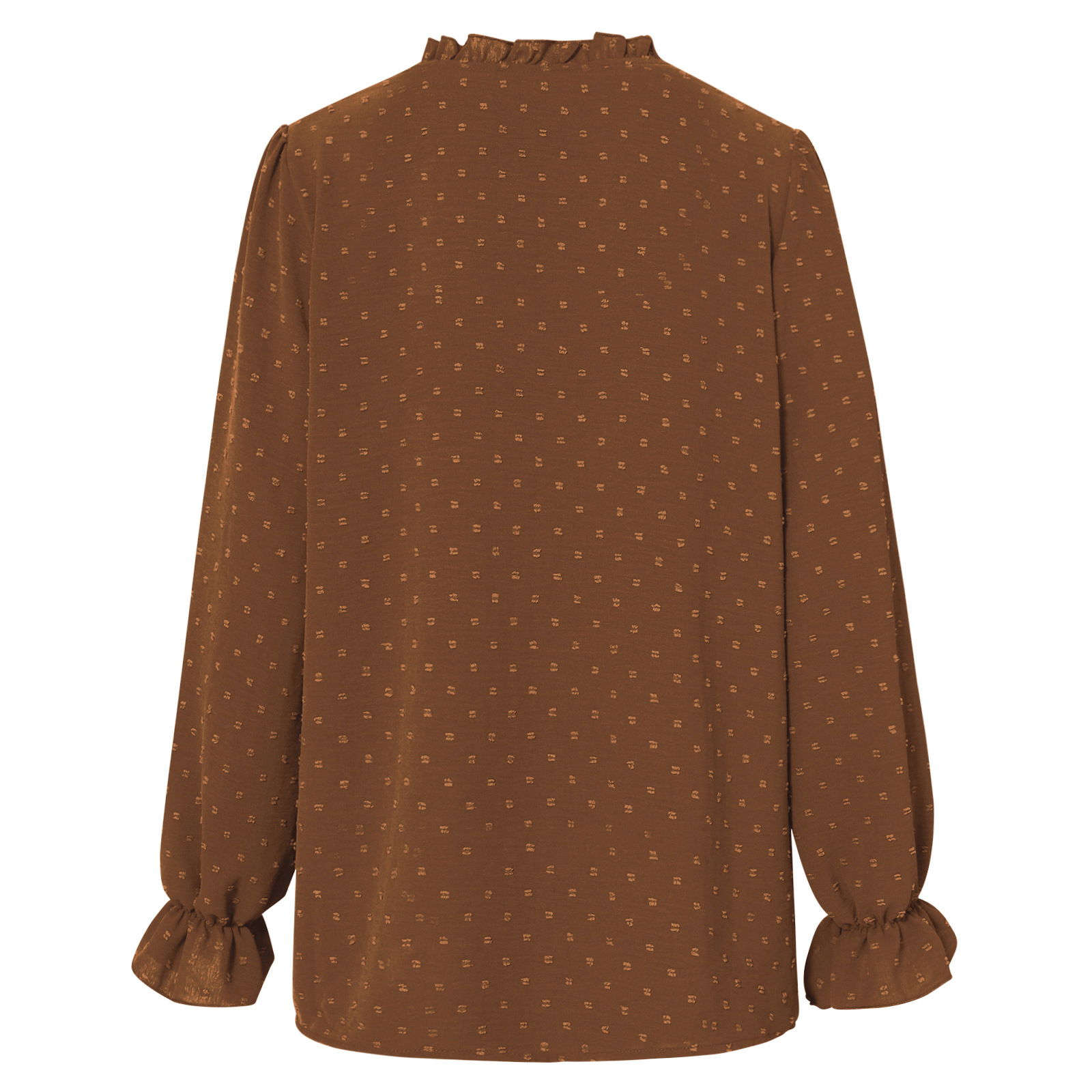 Early autumn V-neck shirt women's fashion casual dress shirt