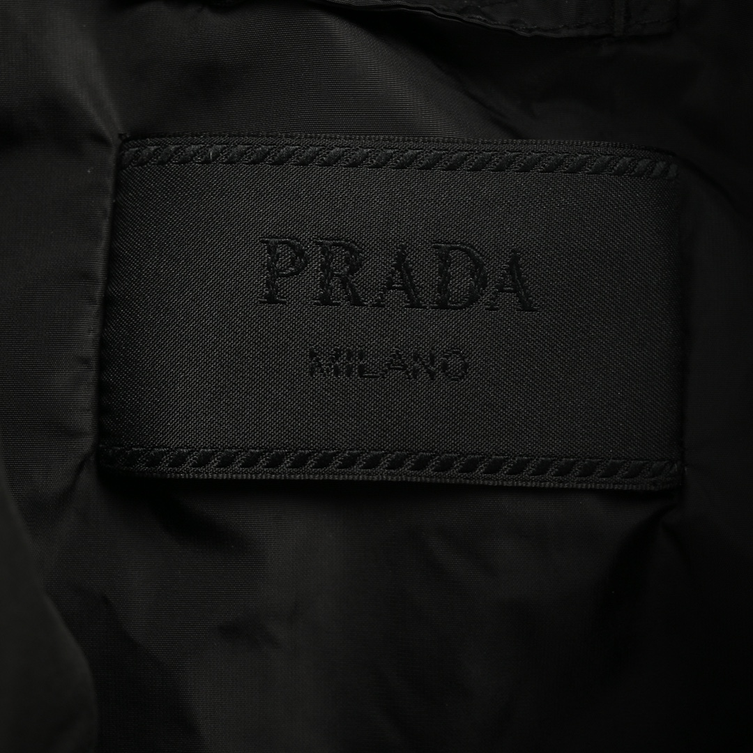Prada 24Fw triangle logo padded jacket
