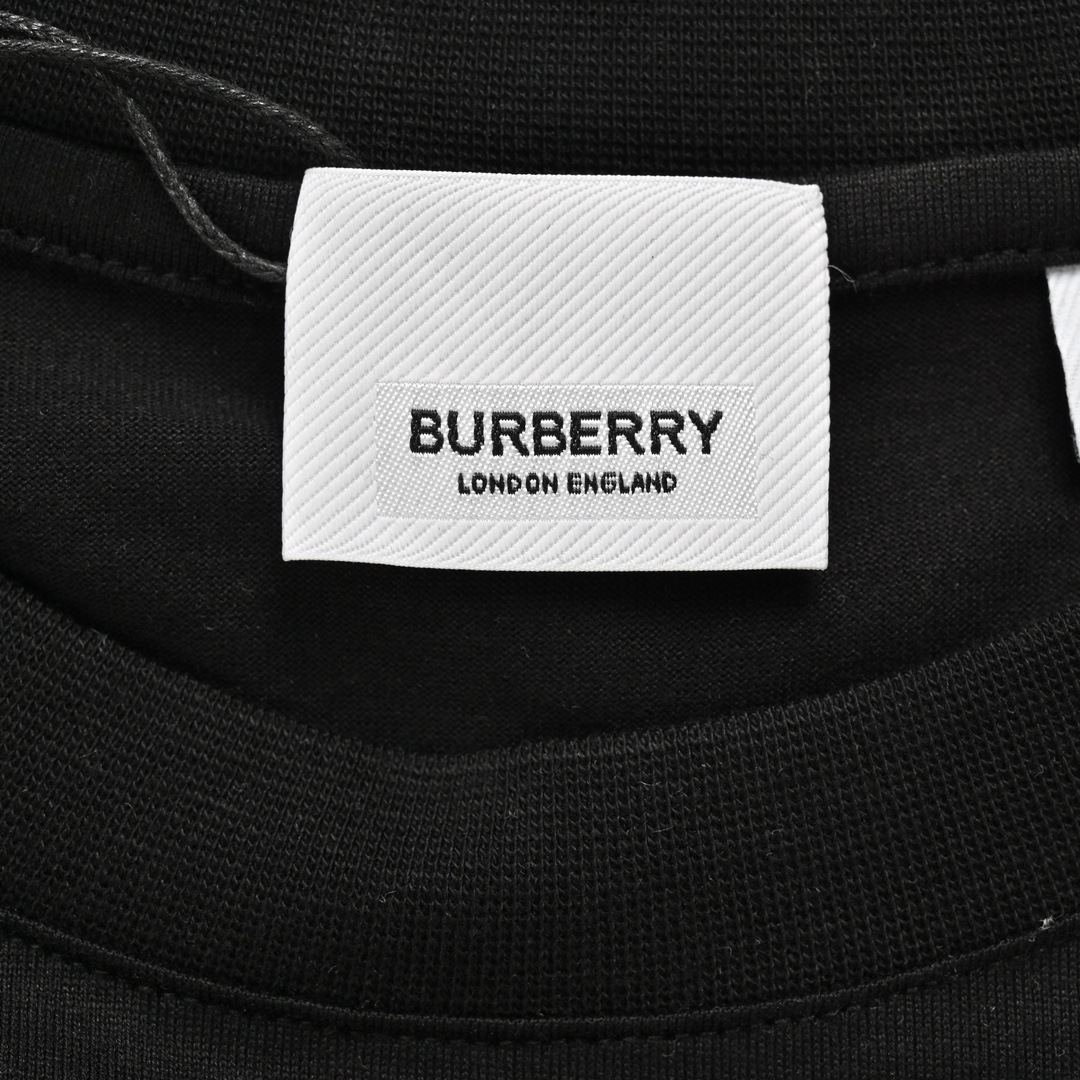 Burberry classic double shadow letter print short sleeve