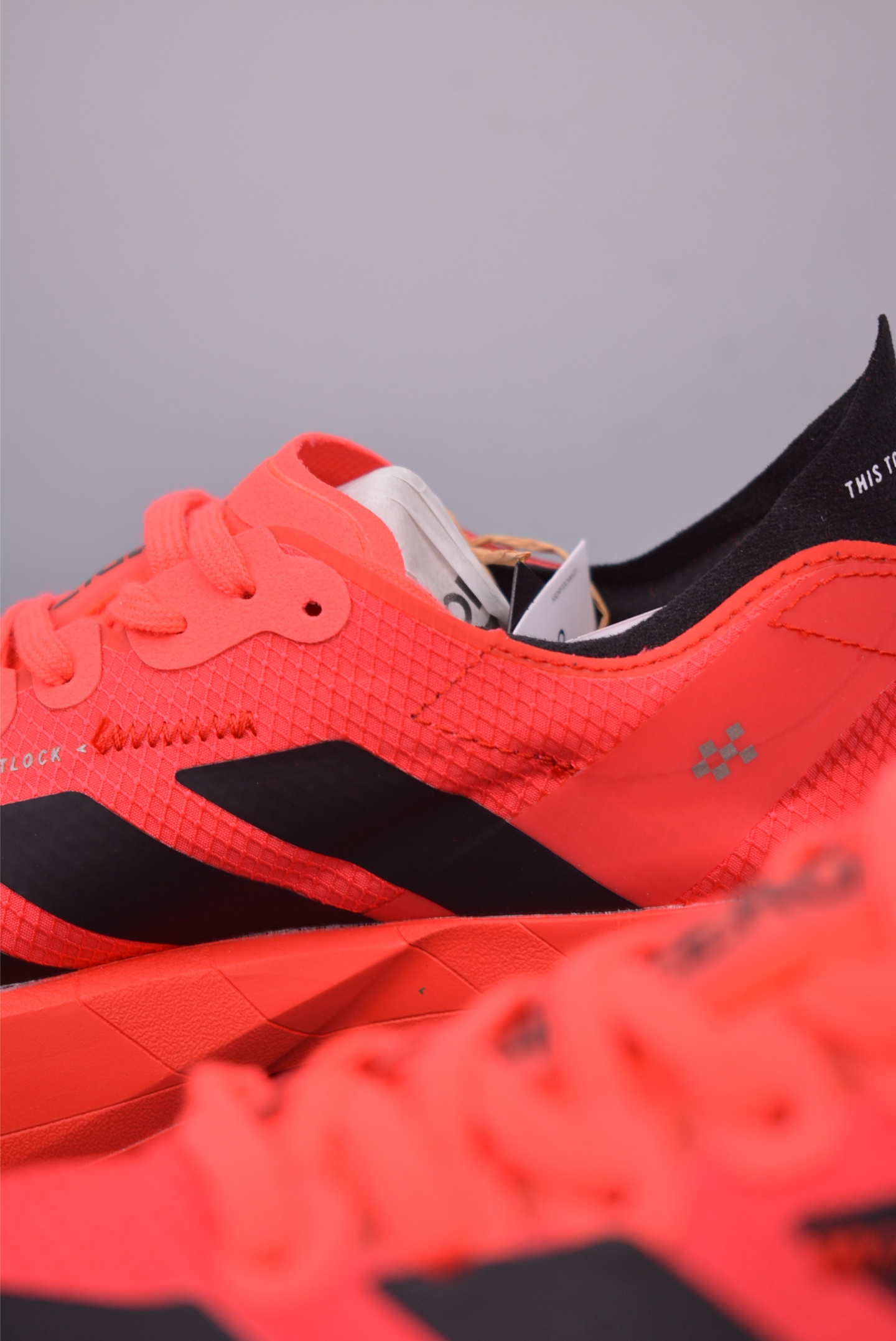 Adidas Adizero Adios Pro Evo 4 Flame RedBlack running shoes JR6356