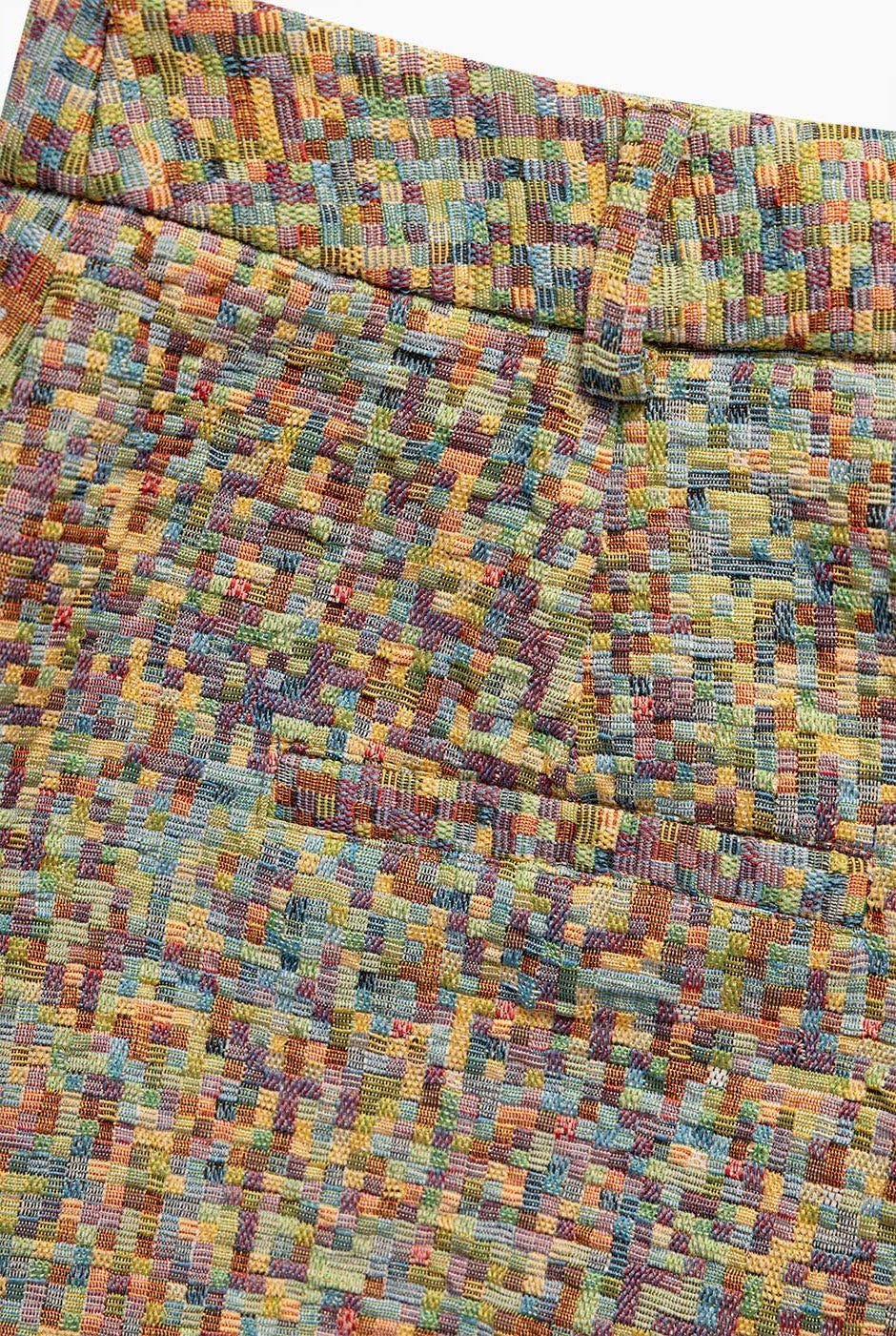 Short sastreado multicolor