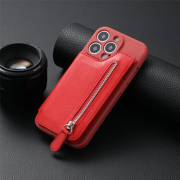 🔥Last Day Promotion-50% OFF🔥Magnetic Liquid Silicone Shell With Zipper Wallet
