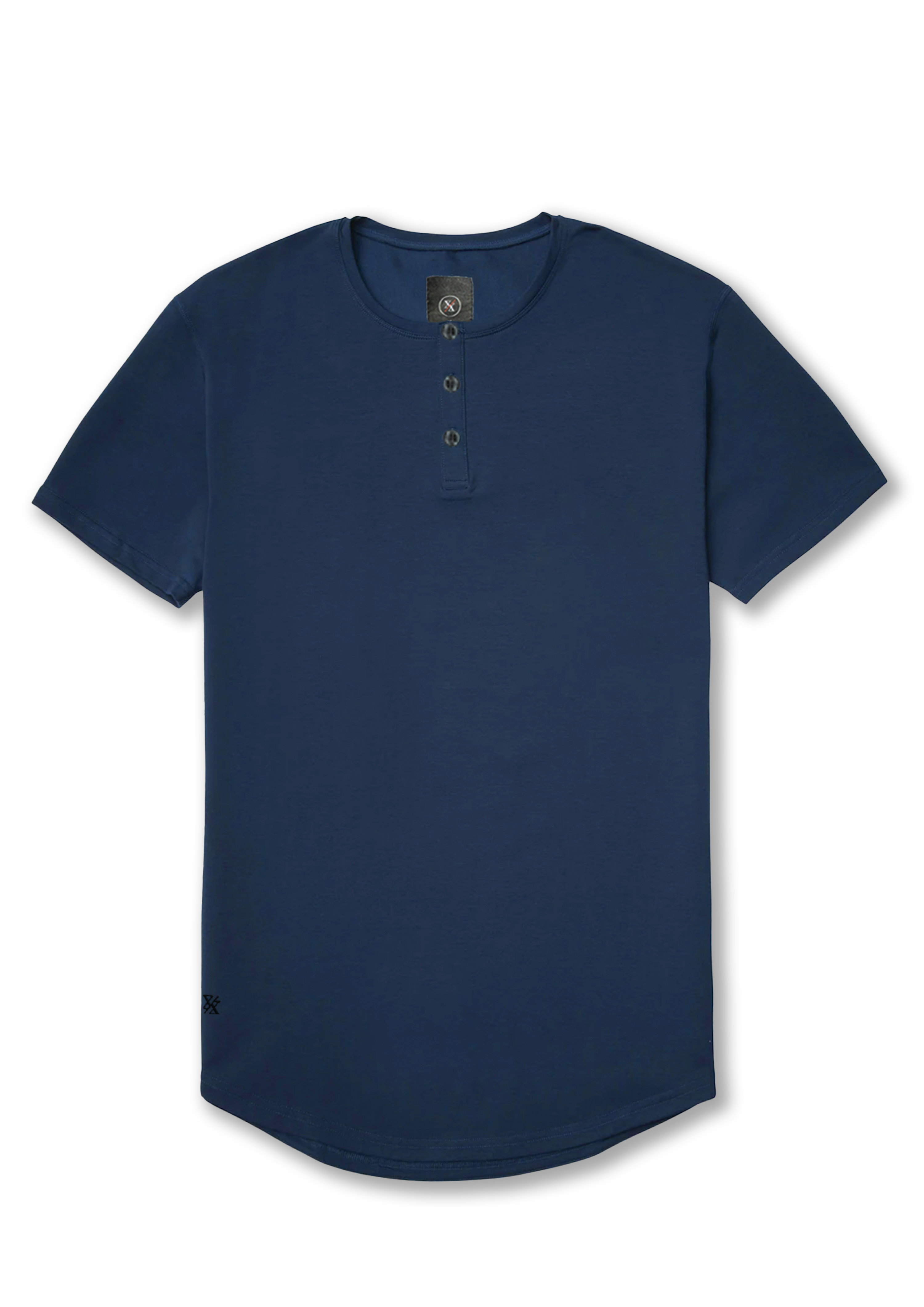 Henley Curved Hem