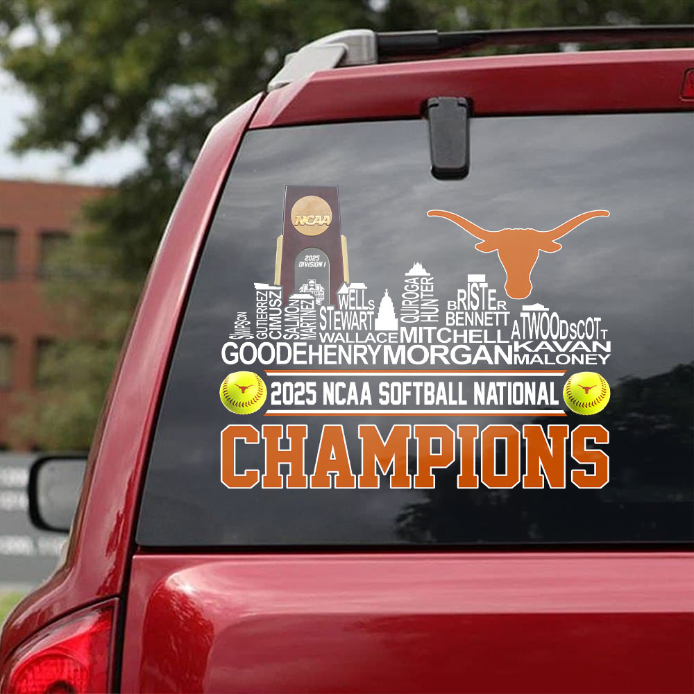 Road to Glory – 2025 NCAA Softball Champions Decal