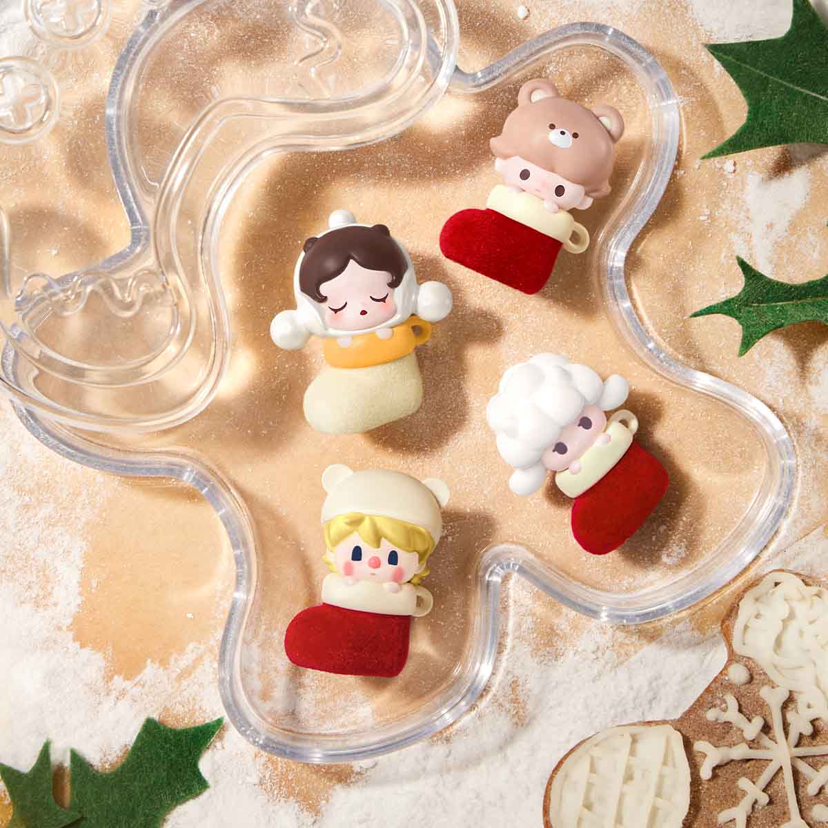 POP MART POP BEAN Christmas Sock Series Box Set