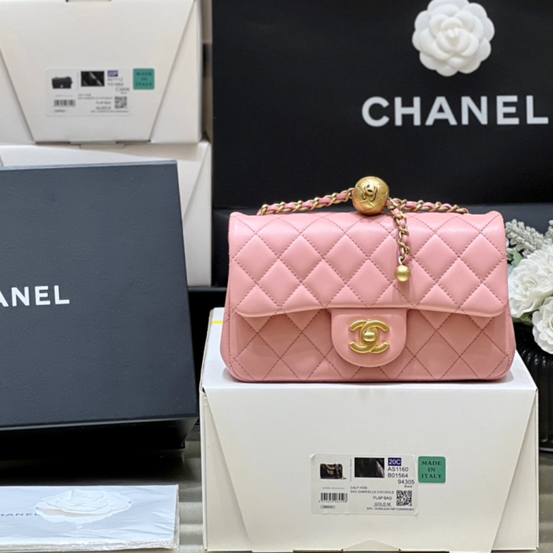 Chanel 23K cf mini chain bag AS1787