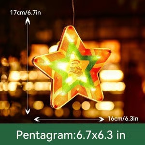🎄 Window Hanging Lights