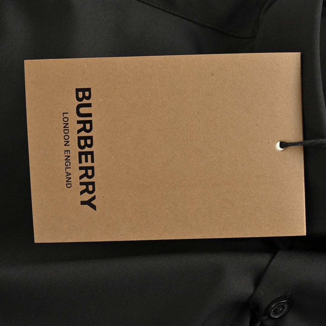 Burberry 24Fw corded warhorse embroidered shirt