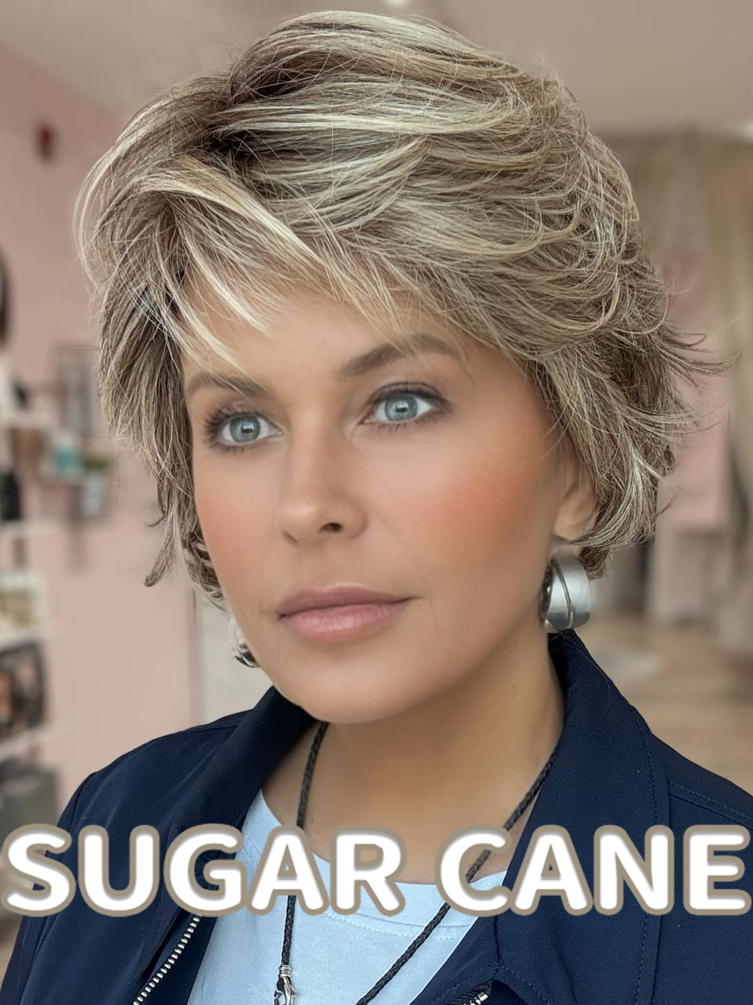 Short Tousled Bob Wig with Layers