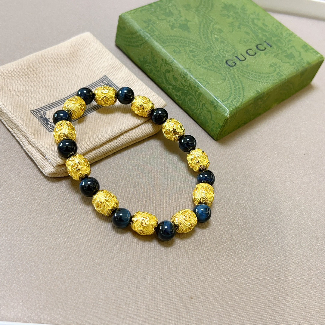 Gucci Blue Tiger Eye Bracelet