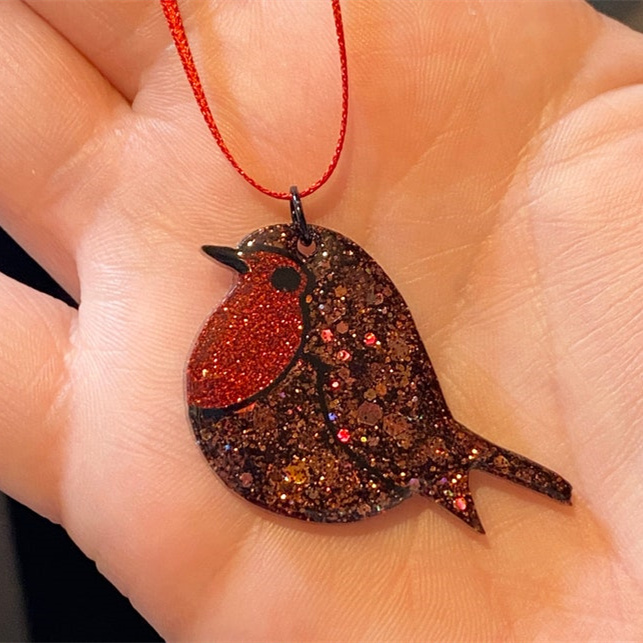 Christmas robin decoration