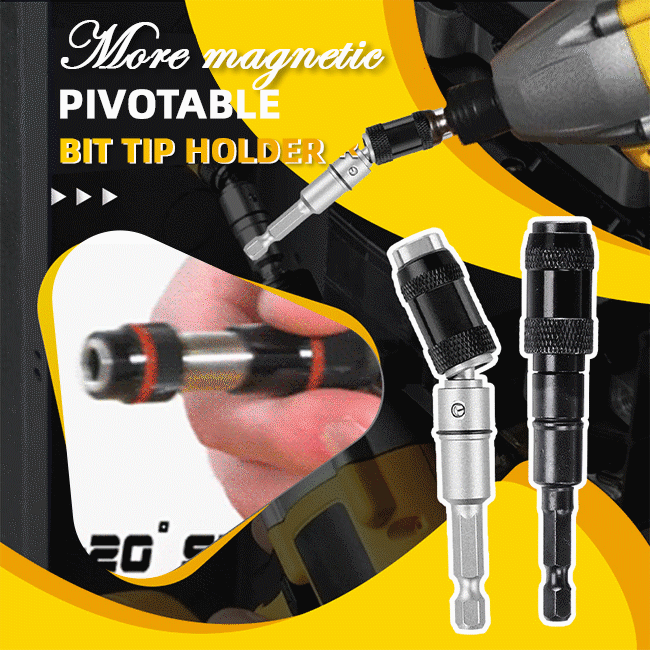 (🔥Last Day Promotion 75% OFF)Magnetic swiveling bit tip holder - Buy 2 Free 1 (3PCS)