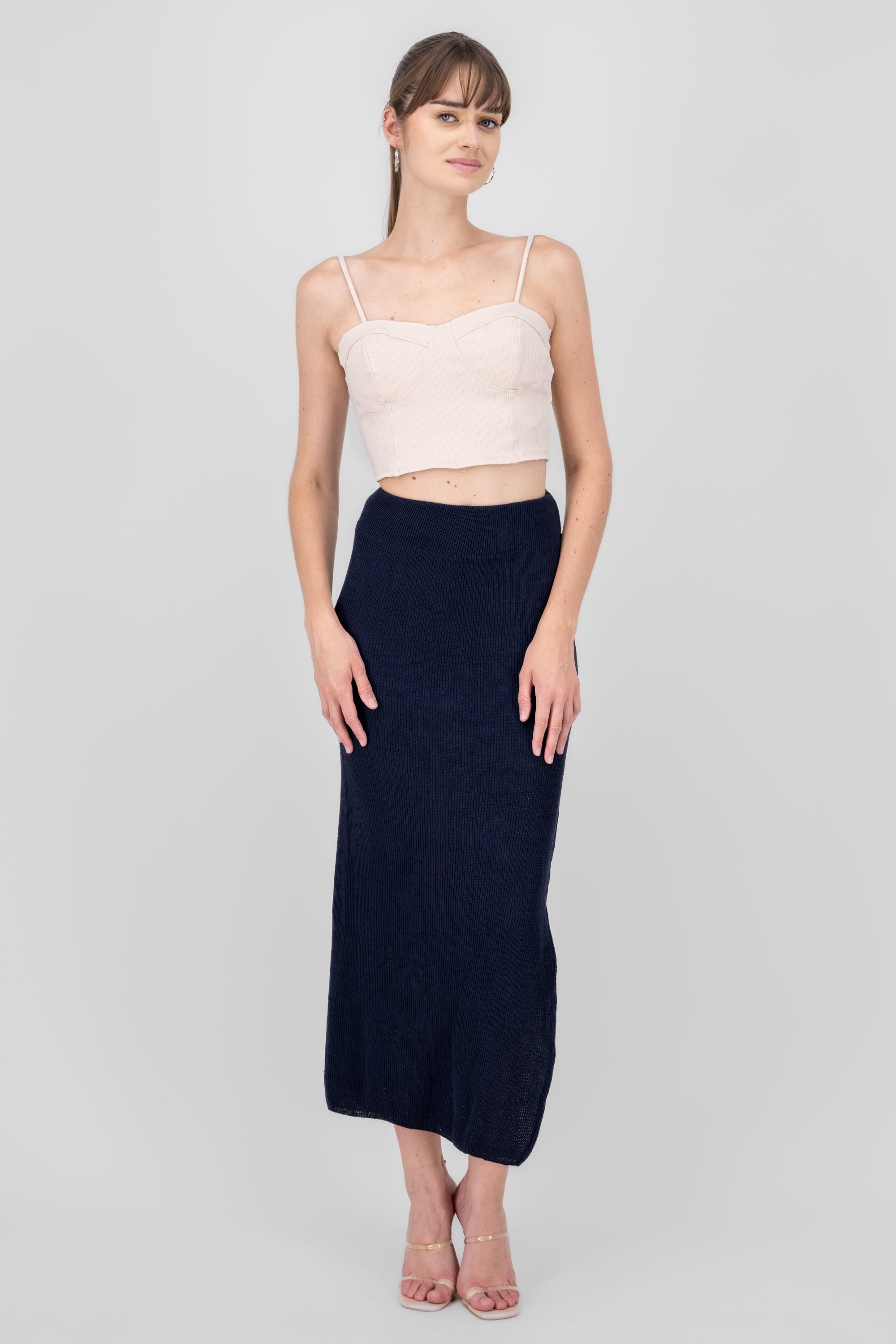 Rib Maxi Skirt