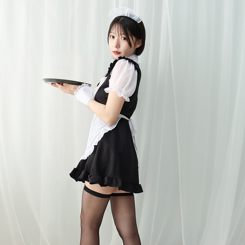 Ruffle Maid Dress Nightdress Lingerie Set