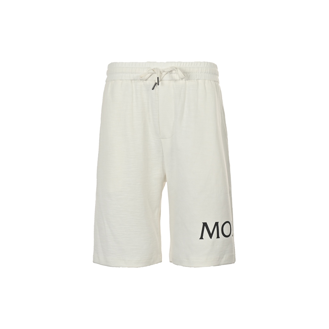 Moncler 24ss lettering print pocket logo shorts