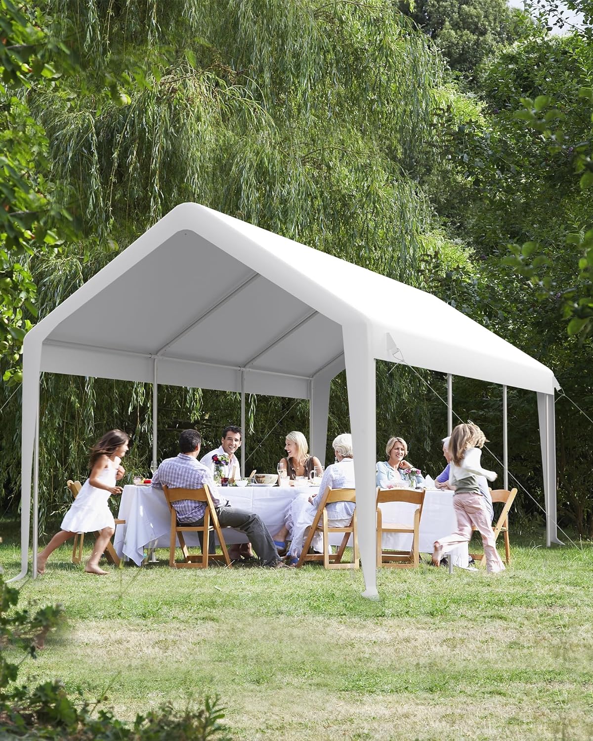 DEXSO Carport Portable Garage Heavy Duty Car Port Canopy