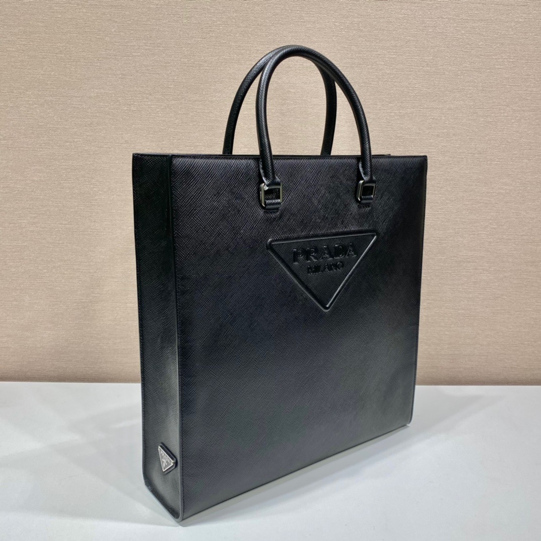 Prada Embroidered Web Tote Bag 2VG084