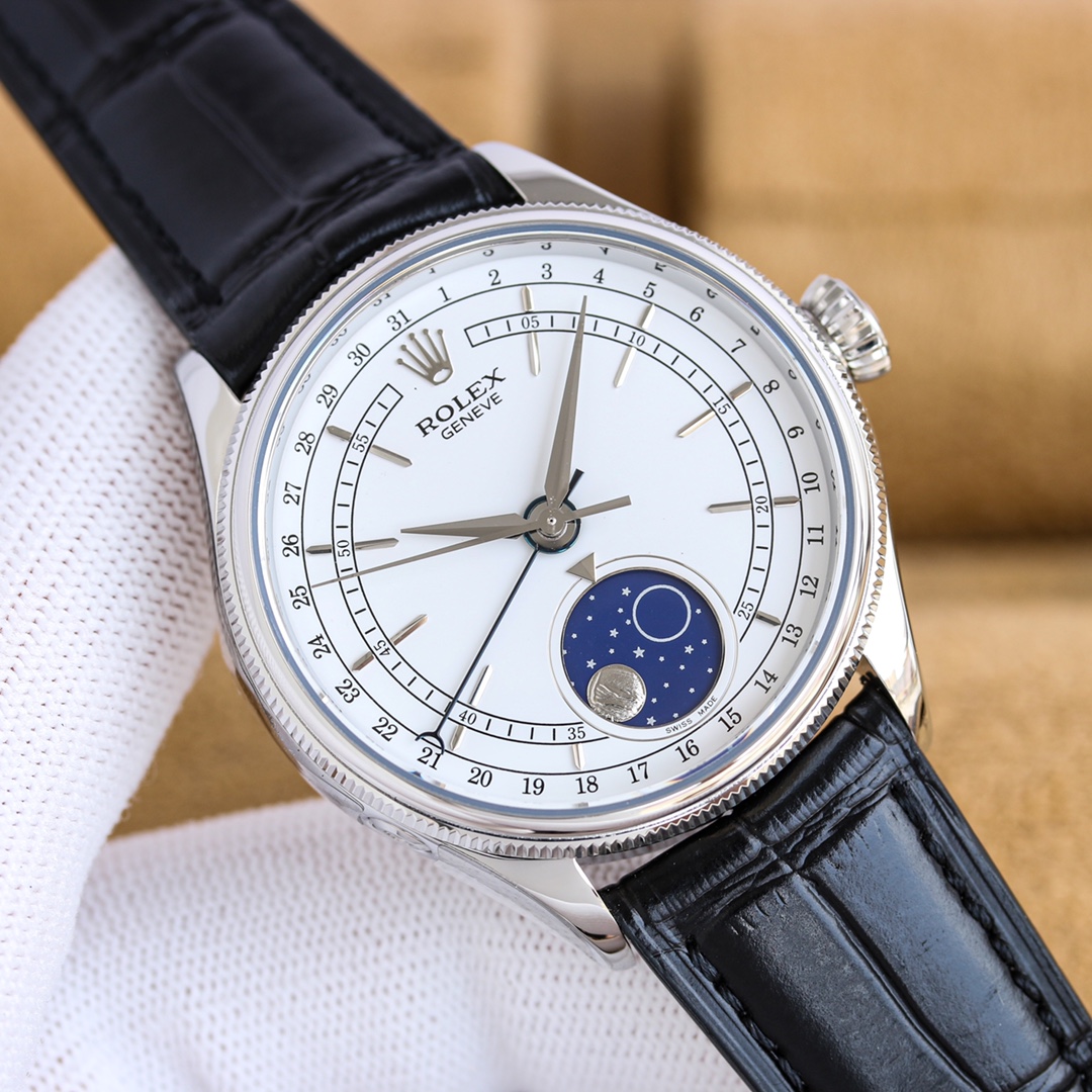 Rolex Cellini Series 50535 39mm Multi-Function True Moon Phase