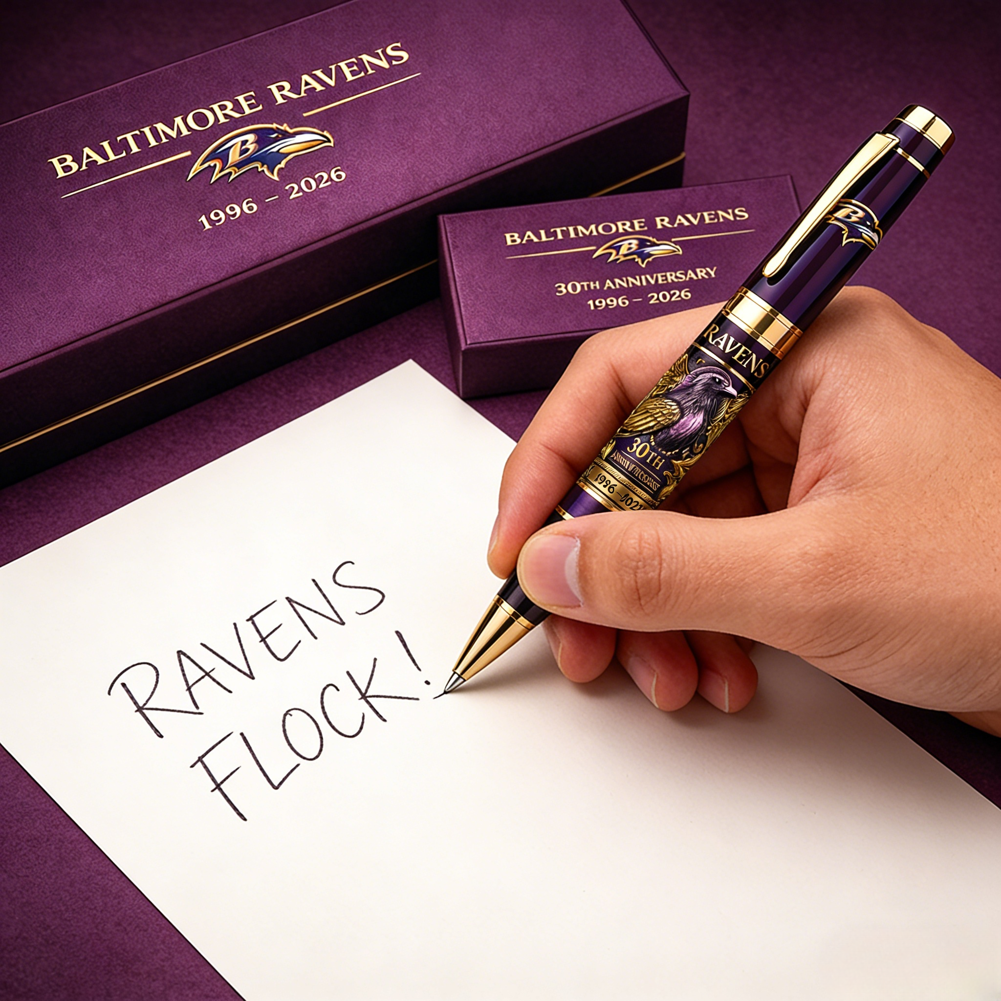🖊️ Baltimore Ravens 30th Anniversary Commemorative Pen