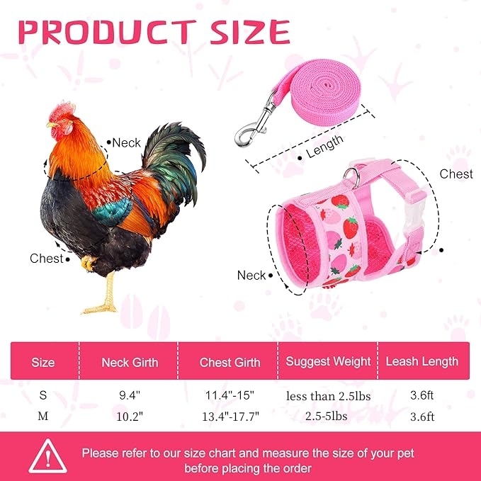 HOT SALE🔥Adjustable Chicken Harness