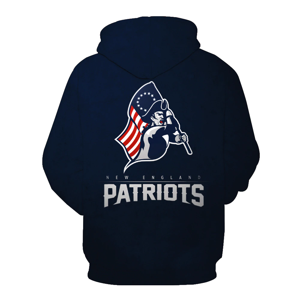 PATRIOTS 3D HOODIE 1452