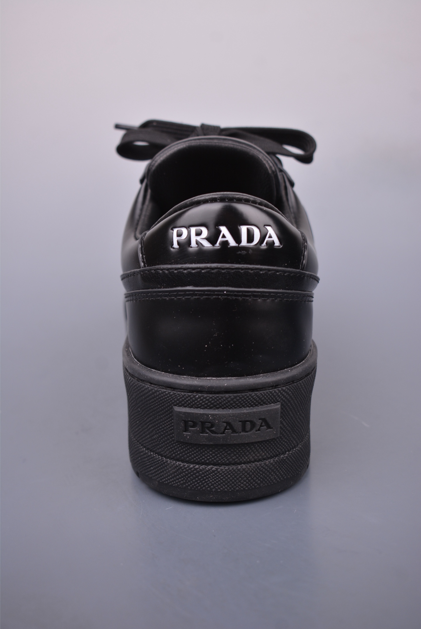 Prada Downtown Bold series thick-soled casual shoes all black 1E792M_3LPF_F0002_F_050