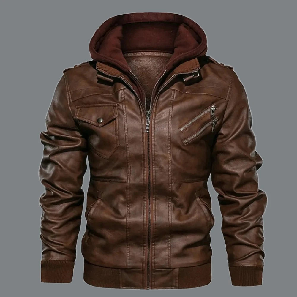Men's Biker Bomber Jacket