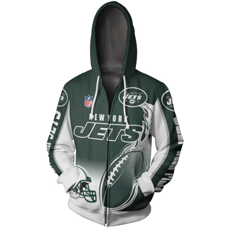 NEW YORK JETS 3D HOODIE NNYJ009