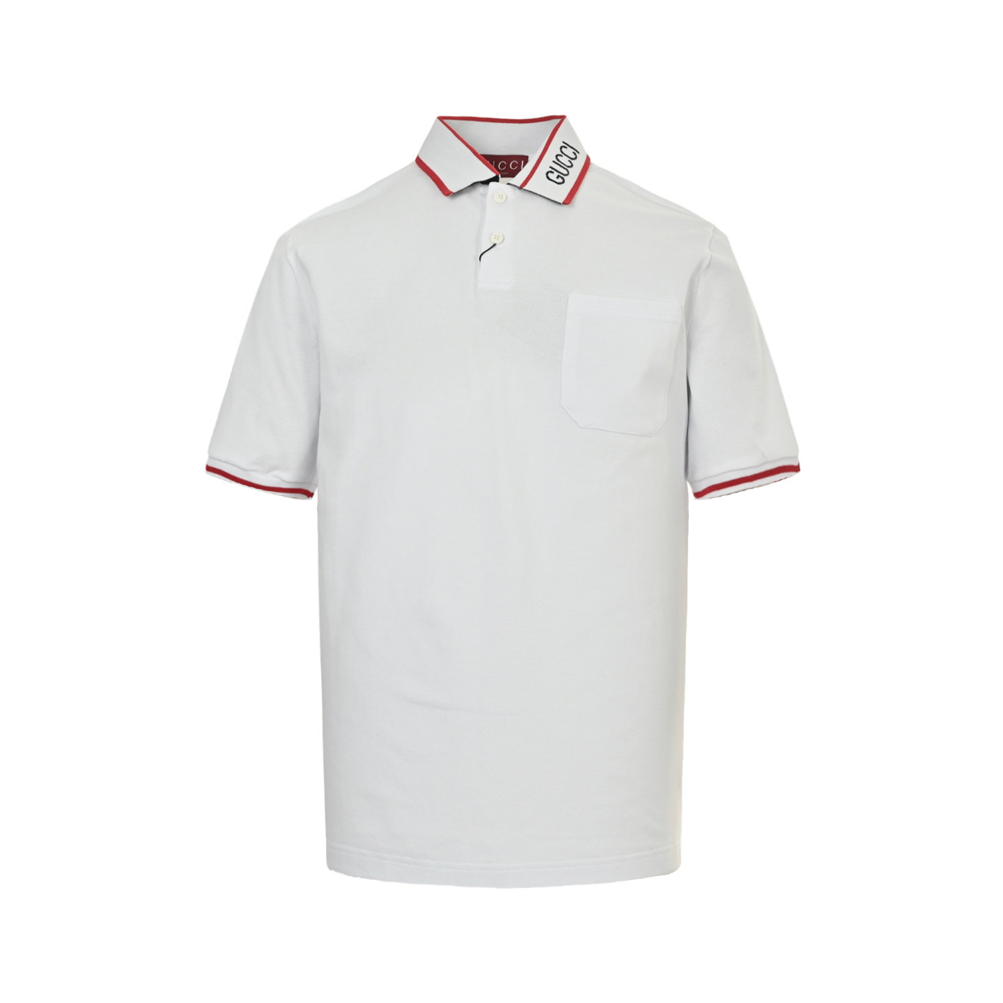 Gucci 25ss collar letter jacquard Polo short sleeve