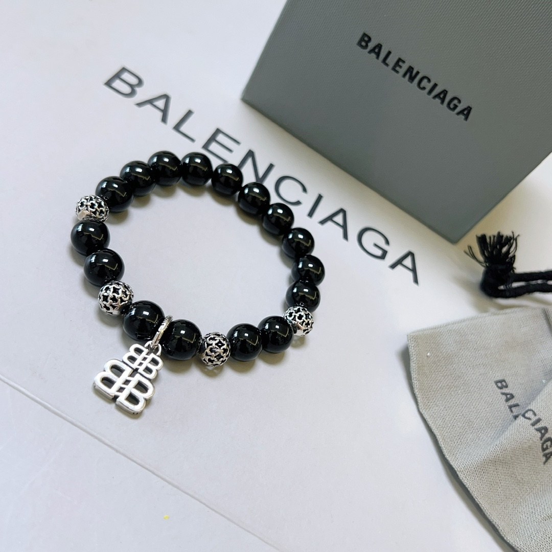 Balenciaga Obsidian Thai Silver Style Bracelet