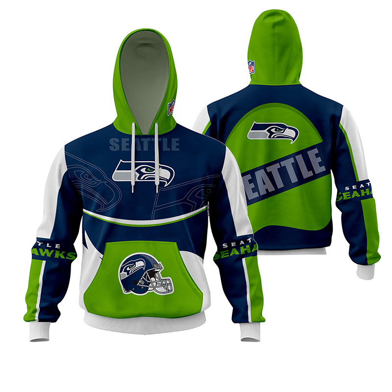 SEATTLE SEAHAWKS 3D HOODIE NOV05
