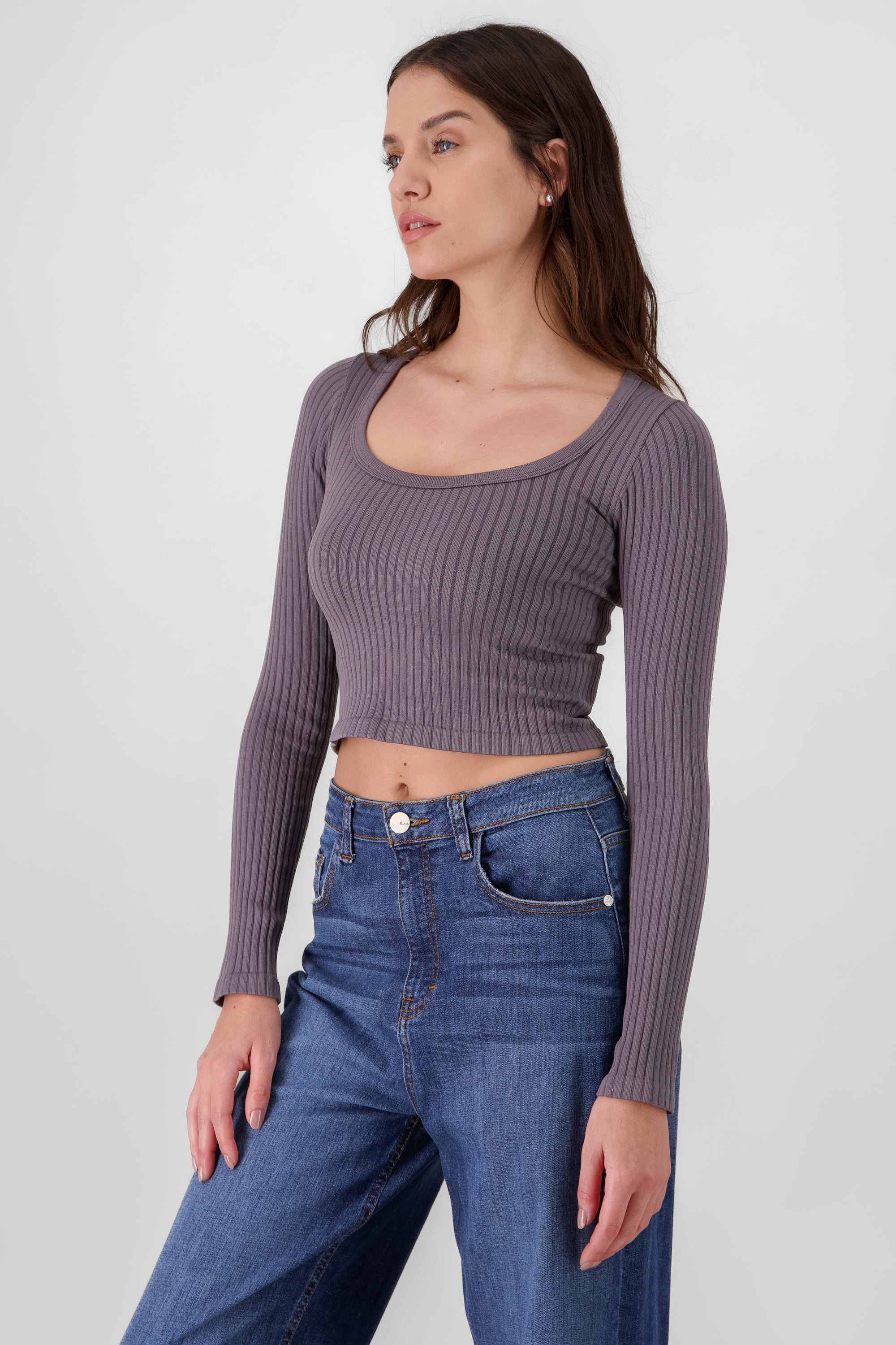 Long Sleeve Knitted Top