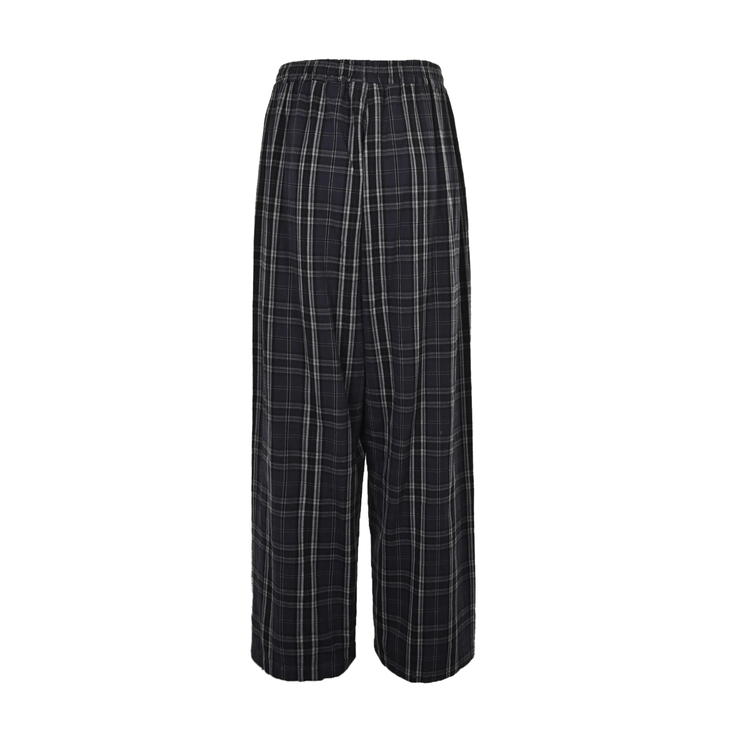 Balenciaga 25ss checked flannel trousers