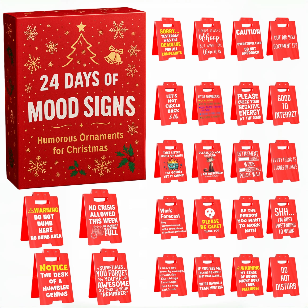 24-Day Emotional Slogan Advent Calendar