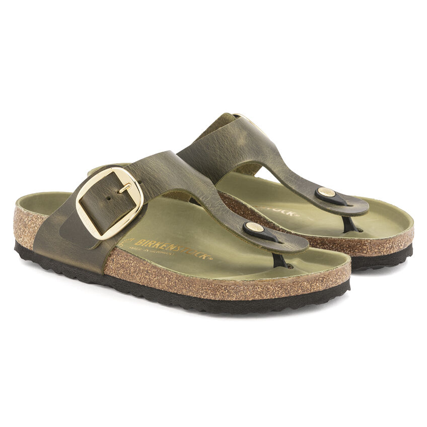 Gizeh Big Buckle Oiled Nubuck Leather B-55765