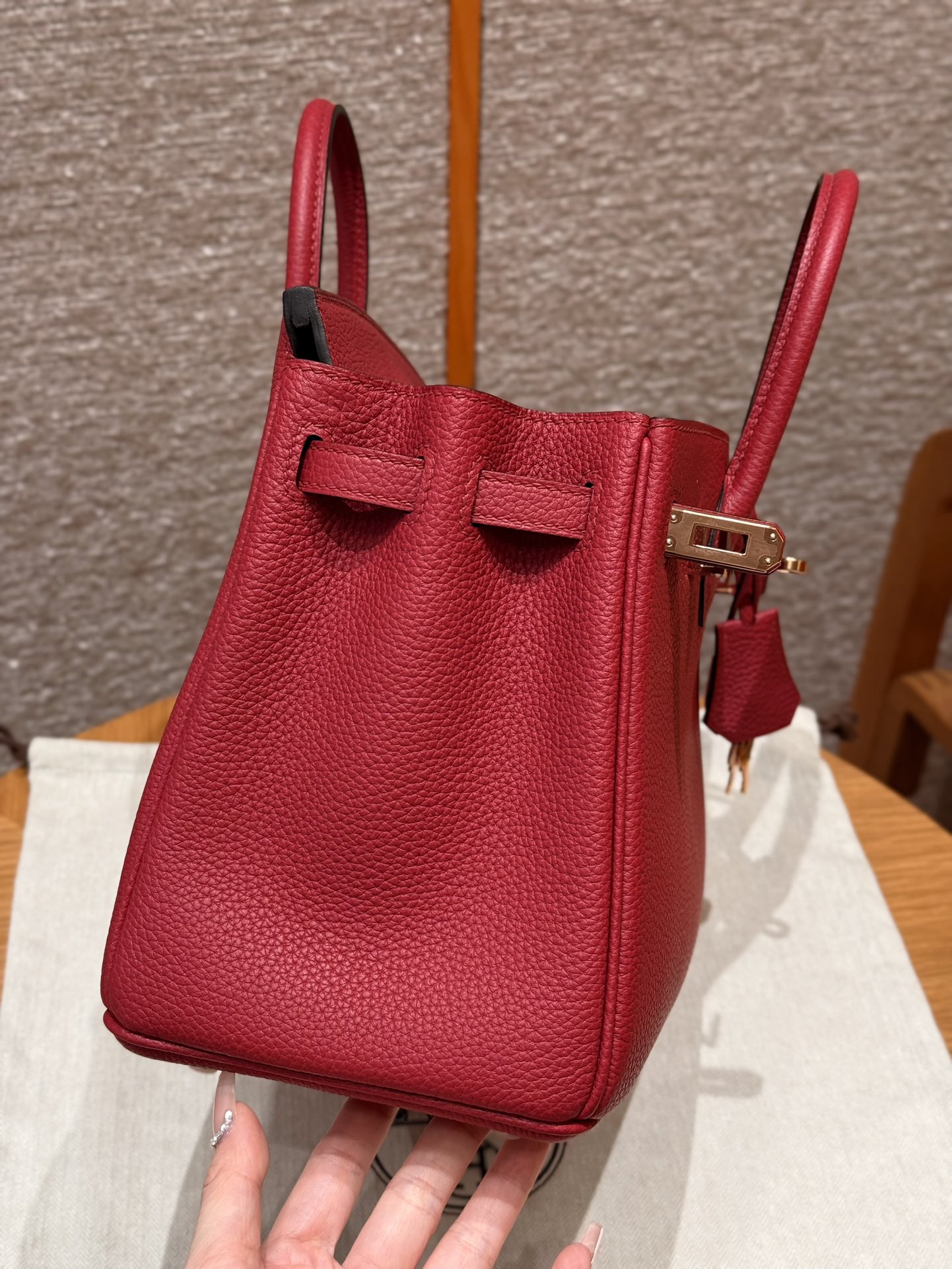 Hermès Birkin B5Ruby Handbag (Handmade to Order)
