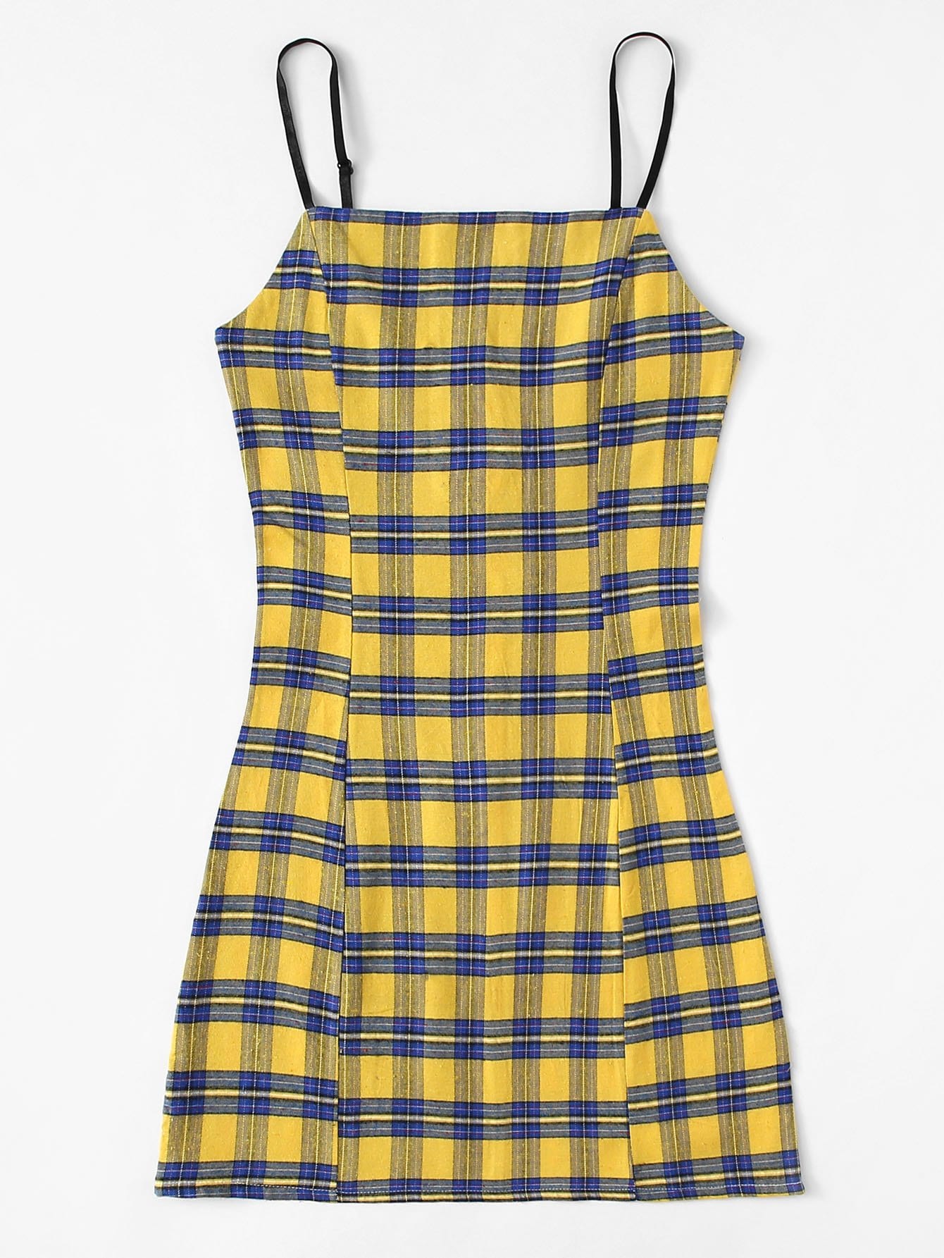 Plaid Cami Dress