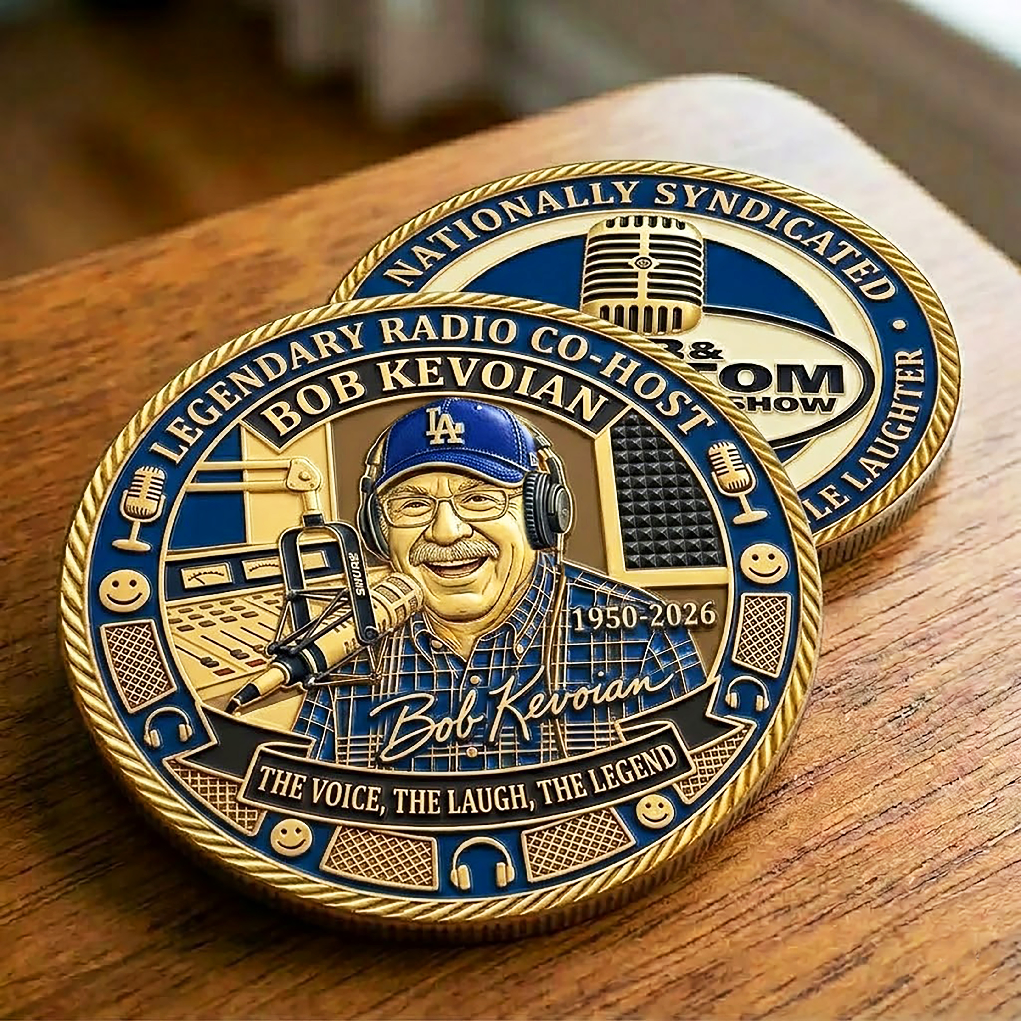🎙️ Bob Kevoian Legend Coin: The Voice & The Laugh – Bob & Tom Tribute 📻