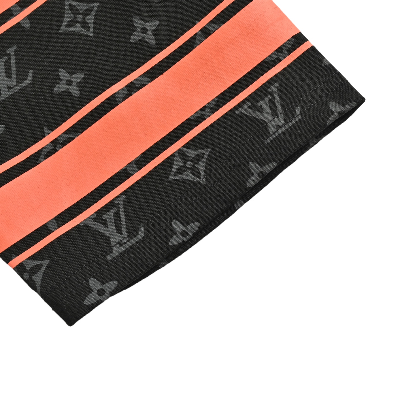 Louis Vuitton 25ss 00 orange letter print short sleeve