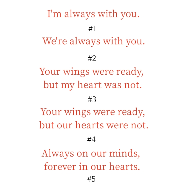 I'm Always With You Memorial-Custom Photo Memorial Plaque